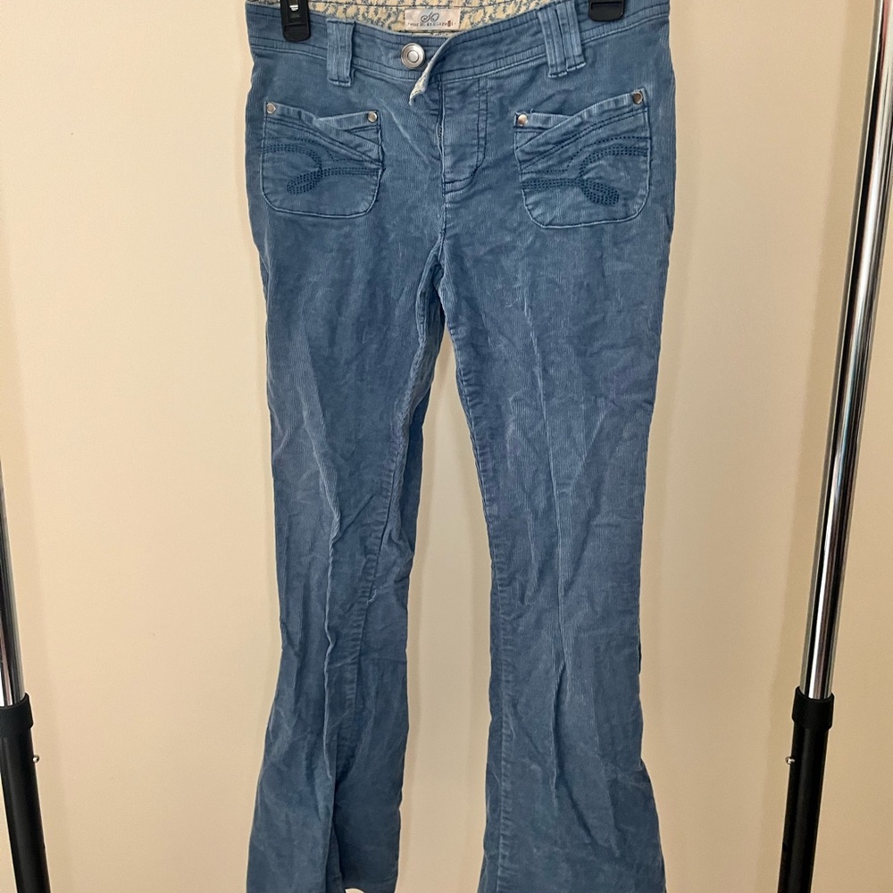 So Wear It Declare It Blue Corduroy Pants